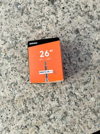 Cámara de bicicleta 26 Presta 48mm