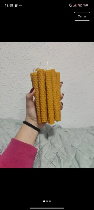 Candele di miele artigianali (confezione da 12)