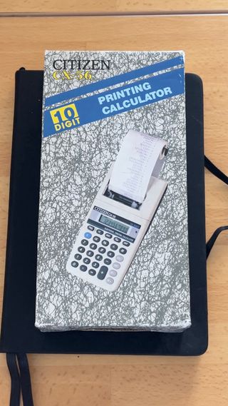 Calcolatrici Citizen CX-56 con stampante nuova
