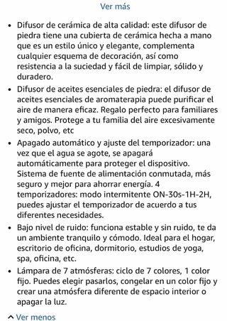 Difusor de cerámica blanco