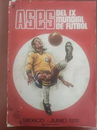 Dos Álbumes Cromos Mundial México 1970