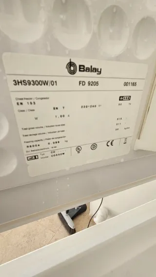 Arcón Congelador Balay 3HS9300W