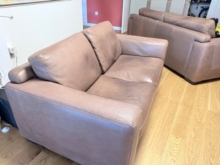 Sofá Natuzzi Piel Marrón
