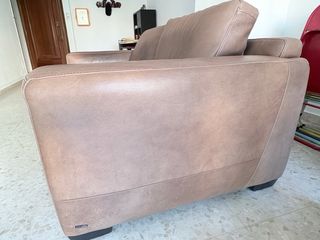 Sofá Natuzzi Piel Marrón