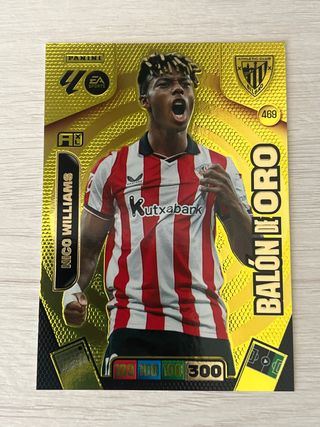 Nico Williams Balón de Oro Panini 469