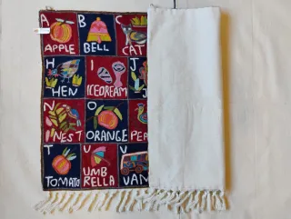 Alfombra hecha a mano ABC