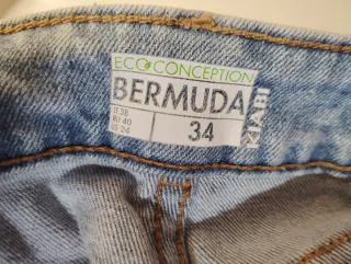 Shorts Vaqueros Kiabi Efecto Desgastado XS