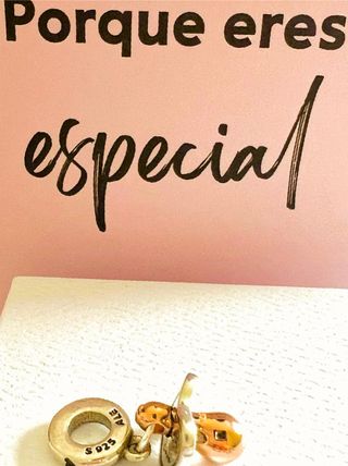 Pandora Chupete Oro Rosa y Plata