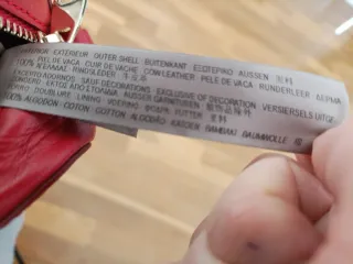 Bolso piel Uterqüe rojo tachuelas SIN ESTRENAR