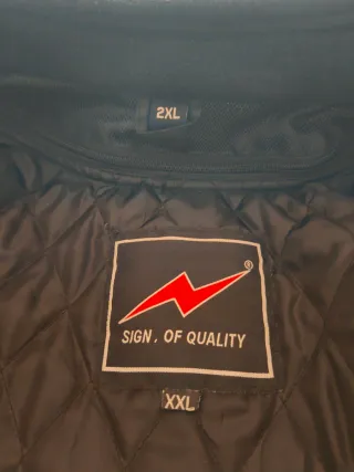 Chaqueta Motera Utika Negra y Gris