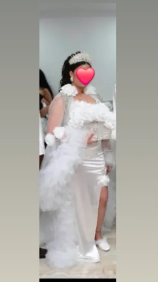 Camisón Novia Blanco + Accesorios