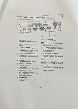 Canopus ADVC-HDM1 Convertidor Video