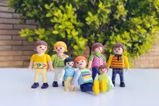 Lote de 7 niños y bebés de Playmobil