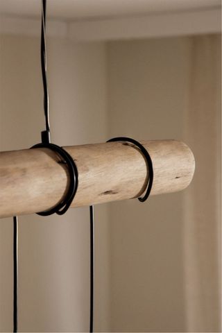Lámpara Colgante Madera y Metal SKLUM