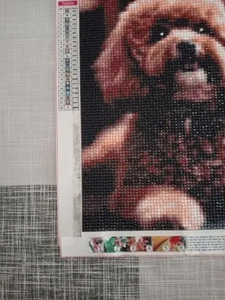 Cuadro Diamond Art Perro 25x30cm