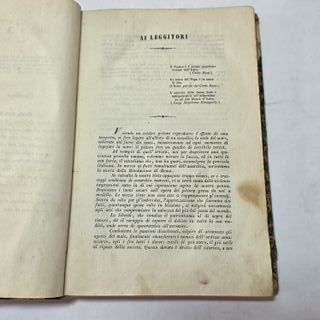 Libro Antico 1851 Storia Della Rivoluzione di Roma