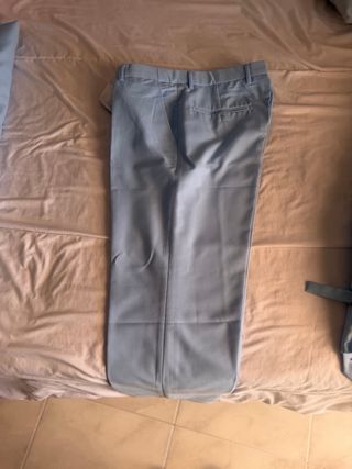 Traje 3 Piezas Azul Shein Hombre