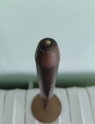 Lampada a olio candela ottone vintage