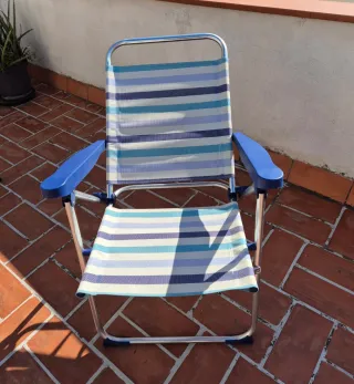 Silla Playa Plegable 3 Posiciones