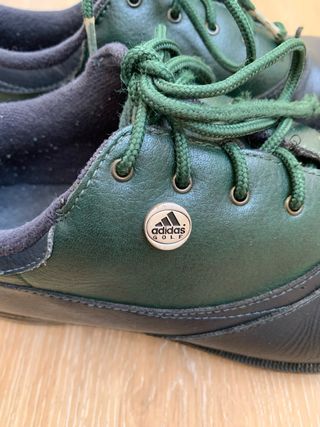 Zapatos de golf Adidas azul marino y verdes