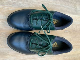 Zapatos de golf Adidas azul marino y verdes