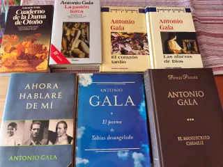 Lote libros Antonio Gala