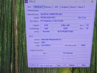 Asus Prime B250 Pro, i7 7700 , 16GB RAM, 128GB SSD