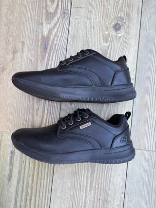 Zapatos Skechers Delson-Antigo Negro Talla 40