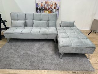 Sofá cama color gris  200cm