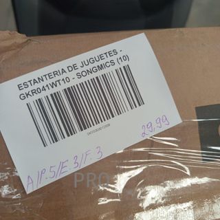 Scaffale per Giocattoli SONGMICS - GKR041W10 - Bianco Nuvola