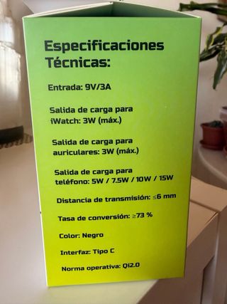 Cargador Inalámbrico 3 en 1 Friendly Qi2