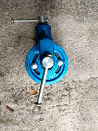 Tornillo de banco azul para mesa IRIMO 217.16