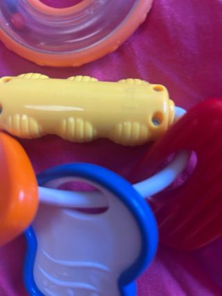 Lote Sonajeros y Mordedores Bebé