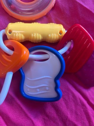 Lote Sonajeros y Mordedores Bebé