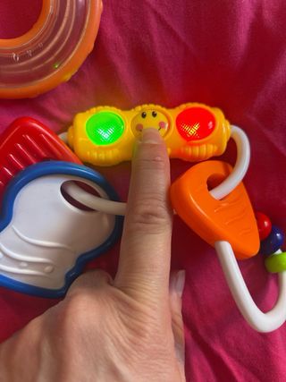 Lote Sonajeros y Mordedores Bebé