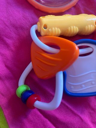 Lote Sonajeros y Mordedores Bebé