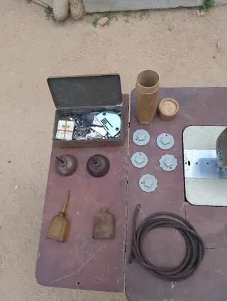 Máquina de coser antigua Wertheim