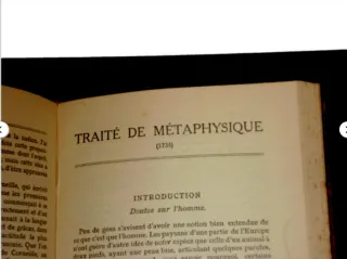 libro antico Voltaire philosophie volume rilegato