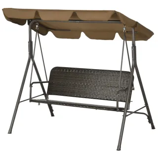 Balanza de Jardín 3 Plazas con Toldo