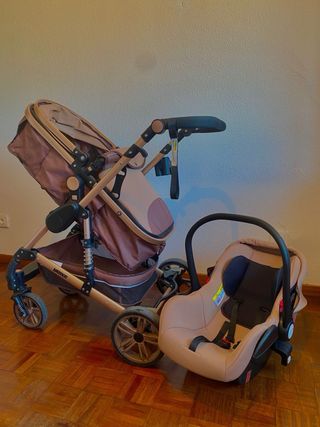 Carro de bebé y silla de coche