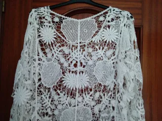 Jersey calado blanco T.U.