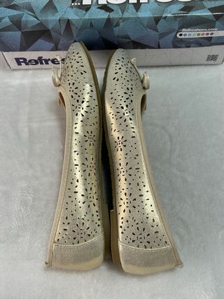 Bailarinas Refresh Doradas | Talla 39 | Nuevas