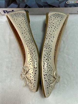 Bailarinas Refresh Doradas | Talla 39 | Nuevas