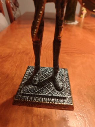 Figuras Don Quijote y Sancho Panza de bronce