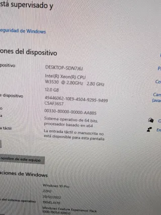 Workstation Profesional Intel Xeon | 12GB RAM |