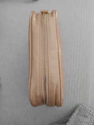 Bolso de mano Uterqüe color nude