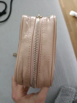 Bolso de mano Uterqüe color nude