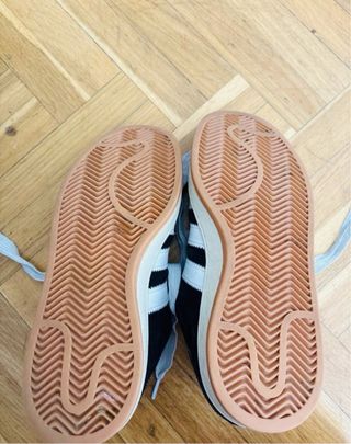 Zapatillas Campus Adidas Negras y Blancas