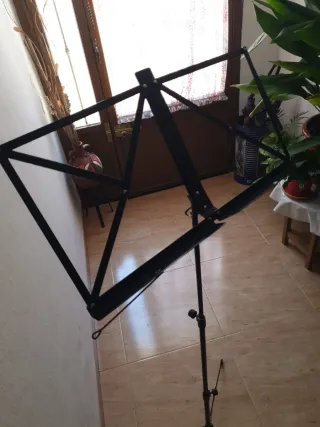 Atril para partituras negro