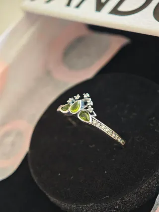Anillo Pandora Tiara Princesa Tiana Disney